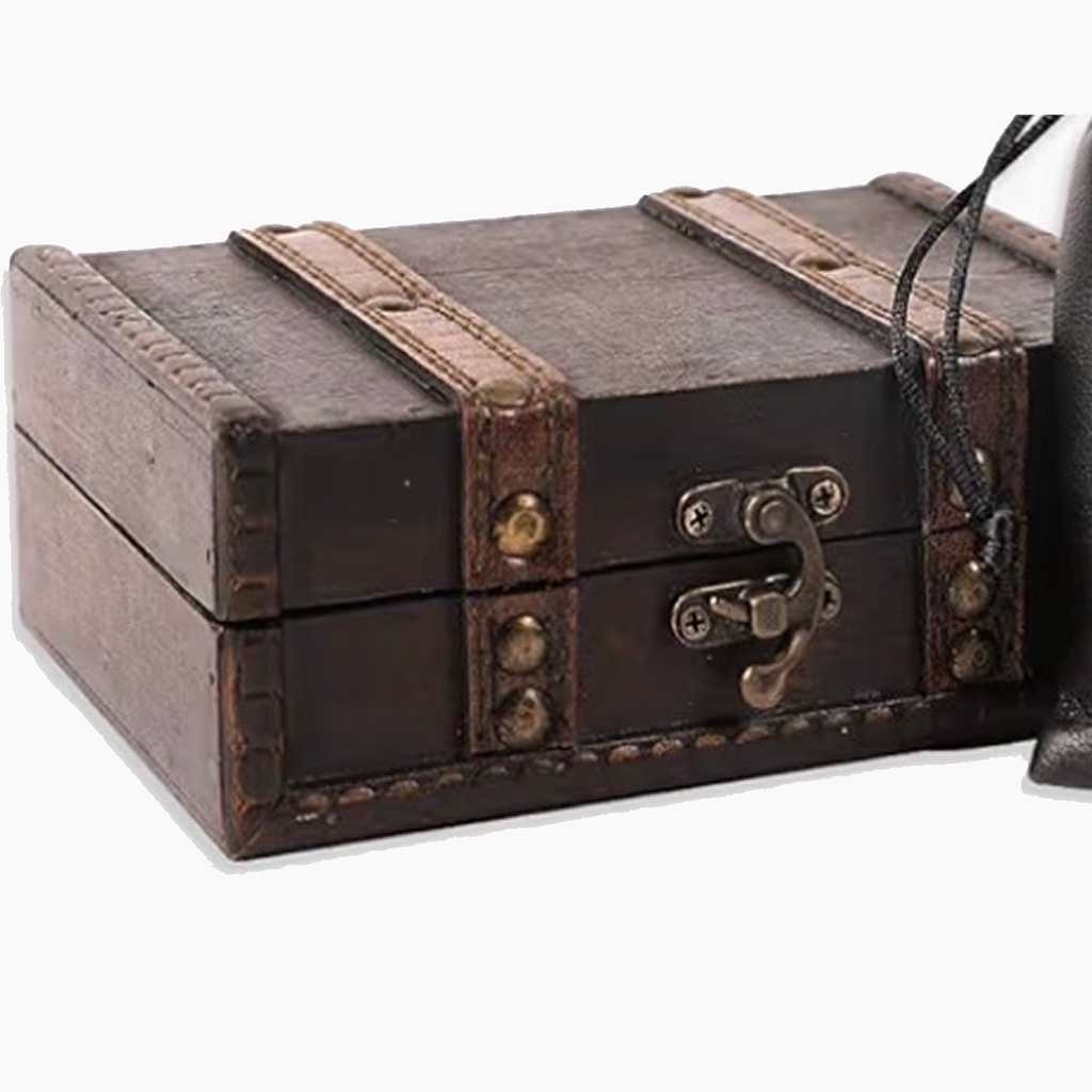 Small Latchable Treasure Chest - Dice Storage Box